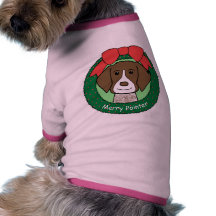 German Shorthaired Pointer Christmas Doggie Tee Shirt