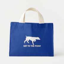 German Shorthaired Pointer "Get to the Point" Canvas Bag