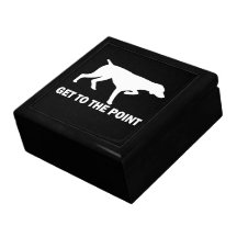 German Shorthaired Pointer "Get to the Point" Jewelry Boxes