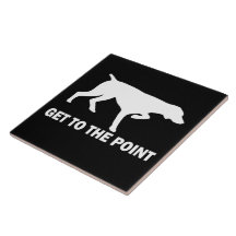 German Shorthaired Pointer "Get to the Point" Tile