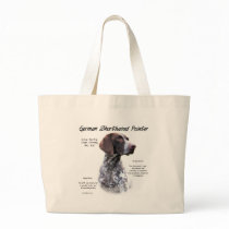 German Shorthaired Pointer History Design Canvas Bag