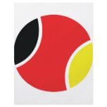 german tennis ball icon flyers