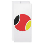 german tennis ball icon rack cards