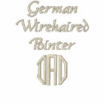 German Wirehaired Pointer DAD Gifts embroidered shirts