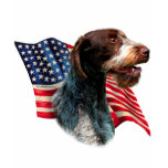 German Wirehaired Pointer Flag t-shirts