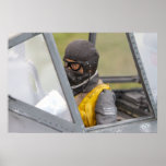 German WWII Pilot Figure Detail Print