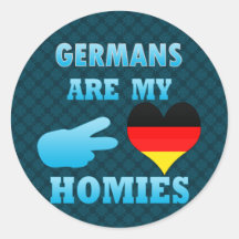 Germans are my Homies Sticker