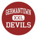Germantown - Devils - Middle - Germantown stickers