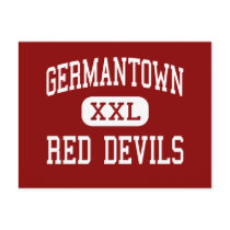 Germantown - Red Devils - High - Germantown Post Card