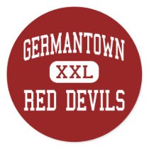 Germantown - Red Devils - High - Germantown Stickers