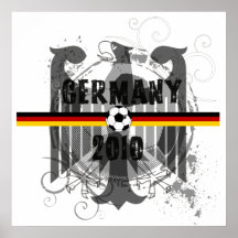 Germany 2010 German flag eagle soccer gifts Print