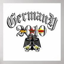 Germany 2010 logo tees and gifts posters