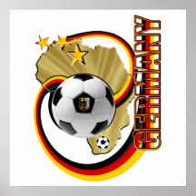Germany Africa Artwork Soccer 2010 Design Poster