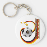 Germany alternate blended soccer logo key chains