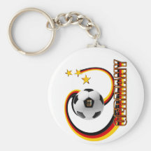Germany alternate blended soccer logo key chains