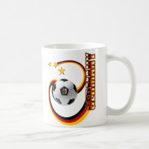 Germany alternate blended soccer logo mugs
