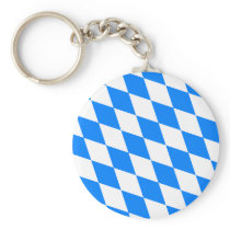 Germany Bavaria Flag Keychain