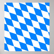 Germany Bavaria High quality Flag Posters