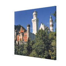 Germany, Bavaria, Neuschwanstein Castle. Canvas Prints