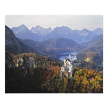 Germany, Bavaria, Neuschwanstein Castle. King Art Photo
