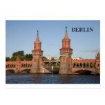 Germany Berlin Oberbaumbrucke (St.K.) Postcard