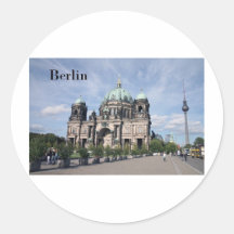 Germany Berlin (St.K) Round Stickers