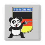 Germany Fencing Panda magnets