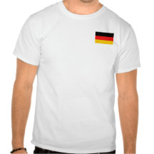 Germany Flag and Map T-Shirt