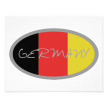 Germany Flag design! Personalized Invitations