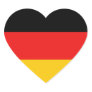 Germany Flag Heart Sticker