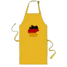 Germany Flag Map_2 Apron