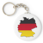 Germany Flag Map_2 keychains