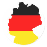 Germany flag map stickers