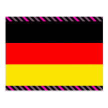 Germany Flag Postcard