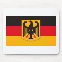 Germany Flag w COA Mousepad