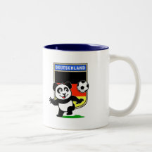 Germany Football Panda Mugs