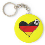 Germany fussball love - I love German football keychains