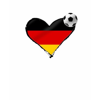 Germany fussball love - I love German football Shirts