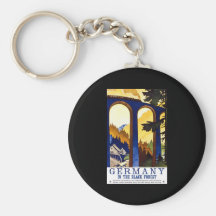 Germany In The Black Forest Keychains
