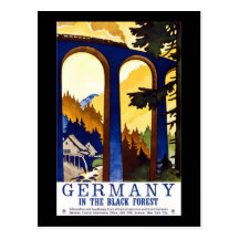 Germany In The Black Forest Post Card