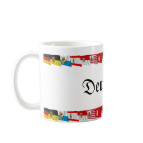 Germany & its Laender Waving Flags Mugs