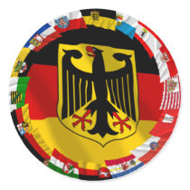 Germany & its Laender Waving Flags