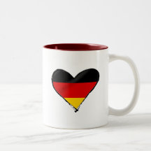 Germany love heart - My big German heart Mug
