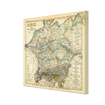 Germany Netherlands Belgium Canvas Print