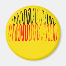 Germany on Yellow Magnet