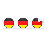 Germany quality Flag Circle bumper stickers