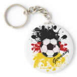 Germany soccer ball splash artwork gifts keychains
