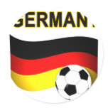 germany soccer football world cup 2010 round stickers