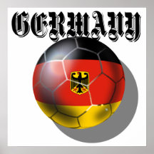 Germany Soccer Poster