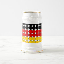 Germany Stylish Girly Chic : Polka Dot German Flag Mug